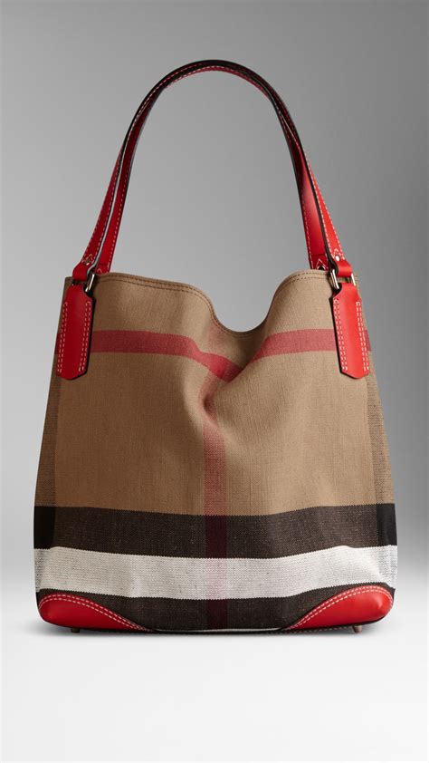 burberry canvas mini tote|burberry medium top handle tote.